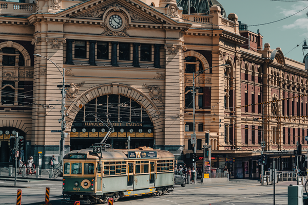 DAY 54 - CITY CIRCLE IN FRONT OF FLINDERS - PRINT